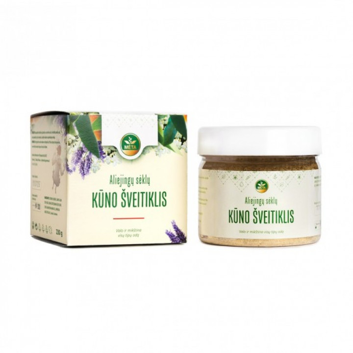 Tělový peeling s olejnatými semínky, 230 g