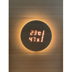 Teploměr - vlhkoměr a elektronické přesýpací hodiny - CARIITTI ASPECTU 