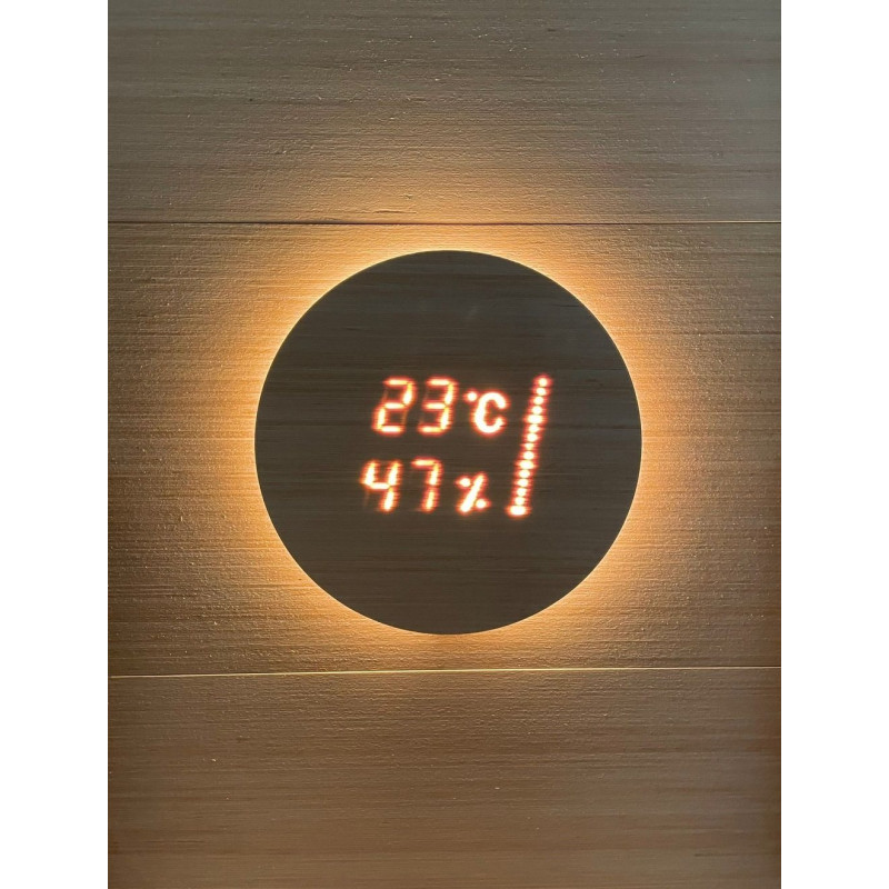 Teploměr - vlhkoměr a elektronické přesýpací hodiny - CARIITTI ASPECTU