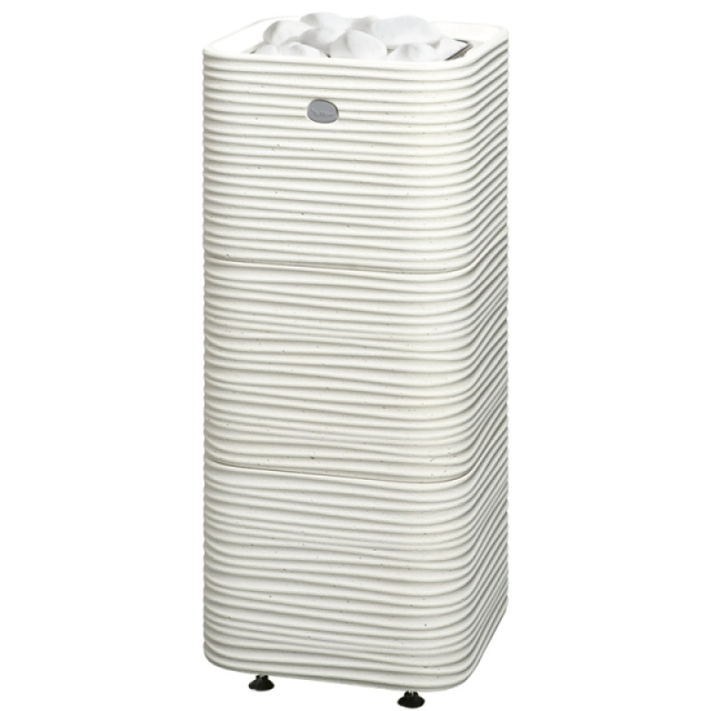 Saunová kamna TULIKIVI HUURRE, bílá, s ovládacím panelem