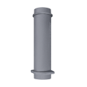 Horní litinová komínová roura pro kamna GEFEST 150/500mm - 0