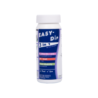 Testovací proužky na vodu Easy-Dip 3 v 1, pro měření pH/O2/alkality