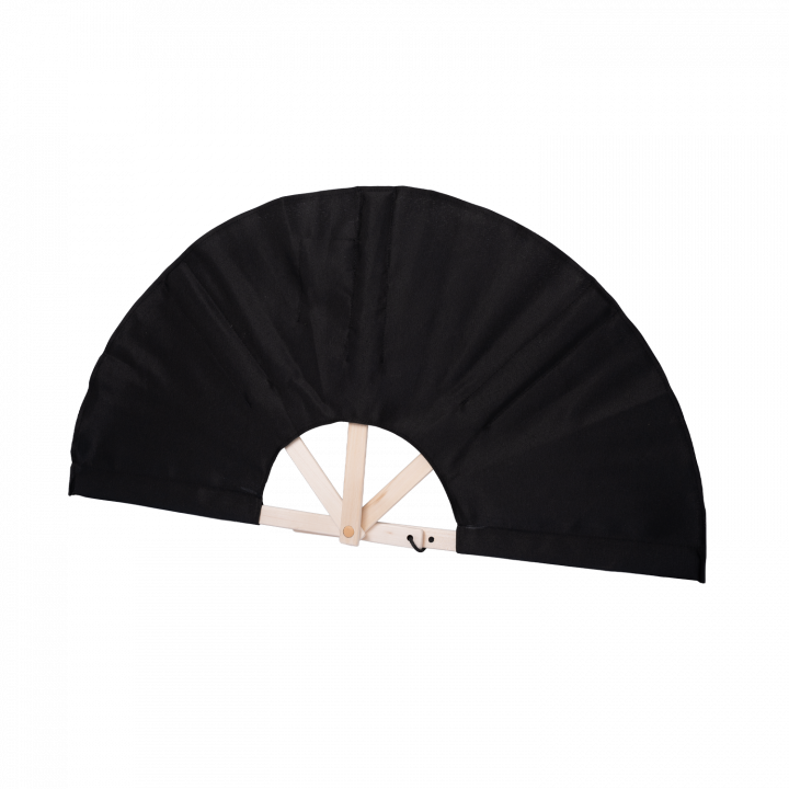 Látkový ventilátor do sauny, černý