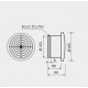 Saunový ventilátor MM-S se zpětným ventilem d/120mm