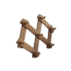 Posuvný ramínko, 7 háčků 