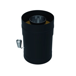 Komínová klapka HARVIA, černá, ocel 