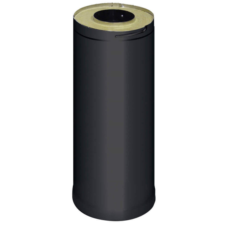 Ocelový komínový nástavec HARVIA 0,5 m, černý