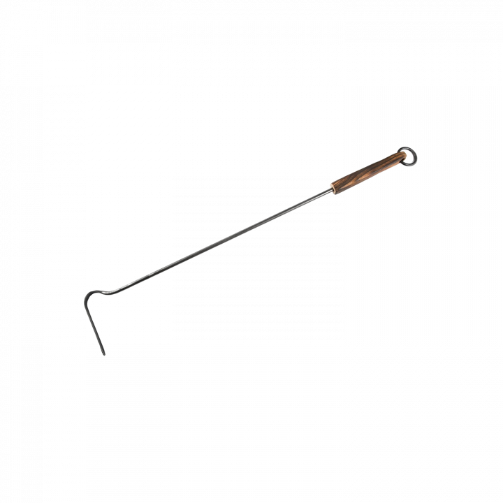 Pohrabáč na krb s dřevěnou rukojetí 620 mm